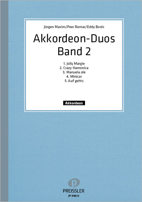Akkordeon-Duos Band 2  Spielpartitur  