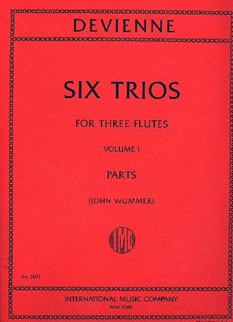 6 Trios vol.1 (nos.1-3)  for 3 flutes  parts