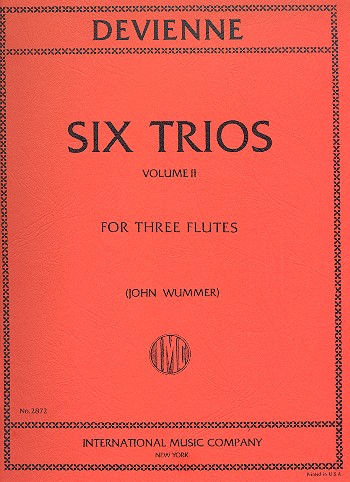 6 Trios vol.2 (nos.4-6)  for 3 flutes  