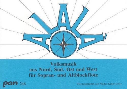 Alala Tänze und Tanzlieder aus  13 Ländern für 2 Blockflöten (SA)  