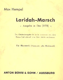 Laridah-Marsch  für Blasorchester (Ausgabe in Des)  