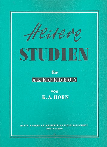 Heitere Studien Band 1  für Akkordeon  