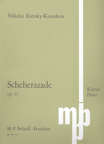 Scheherazade op.35&nbsp;&nbsp;für Klavier&nbsp;&nbsp;