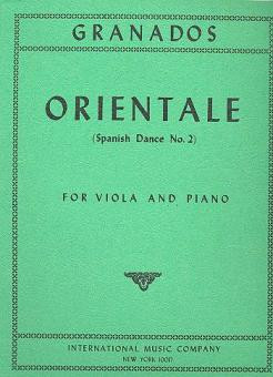 Orientale (Spanish dance no.2)&nbsp;&nbsp;for viola and piano&nbsp;&nbsp;