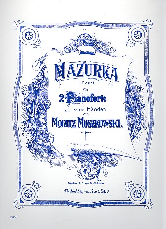 Mazurka F-Dur   für 2 Klaviere zu 4 Händen  