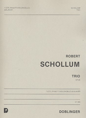 Trio op.45 für Flöte, Fagott  und Klavier  