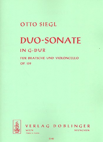 Duo-Sonate G-Dur op.139  für Viola und Violoncello  