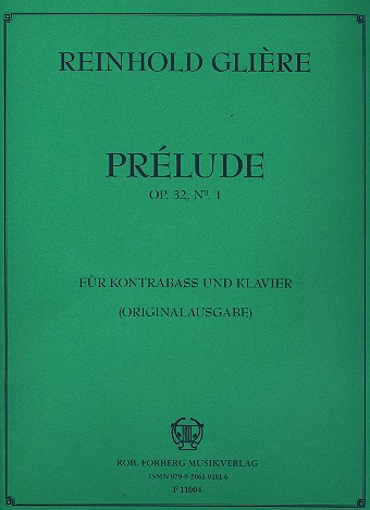 Prélude op.32,1 für Kontrabass  und Klavier  