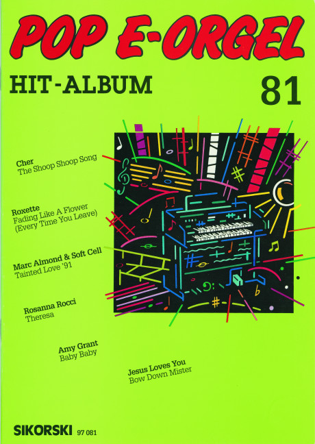 POP E-ORGEL HIT-ALBUM BAND 81&nbsp;&nbsp;&nbsp;&nbsp;