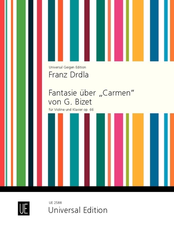 Fantasie über Carmen op.66  für Violine und Klavier  