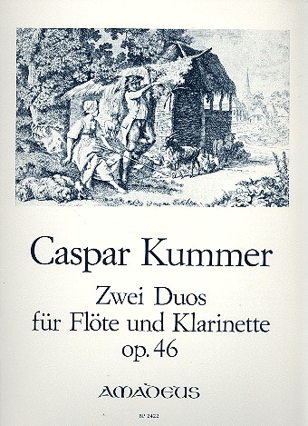 2 Duos op.46  für Flöte und Klarinette  