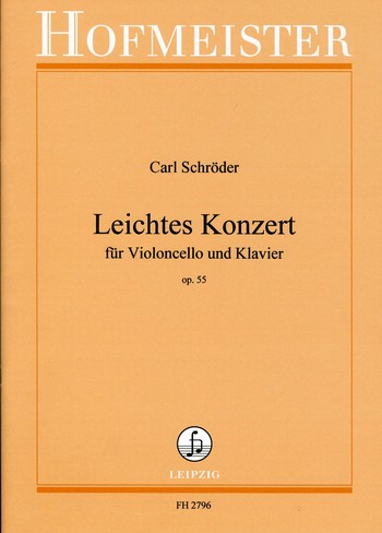 Leichtes Konzert op.55&nbsp;&nbsp;für Violoncello und Klavier&nbsp;&nbsp;