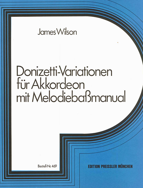 Donizetti-Variationen für  Akkordeon mit Melodiebassmanual  