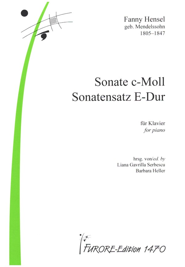 Sonatensatz E-Dur und Sonate c-Moll  für Klavier  