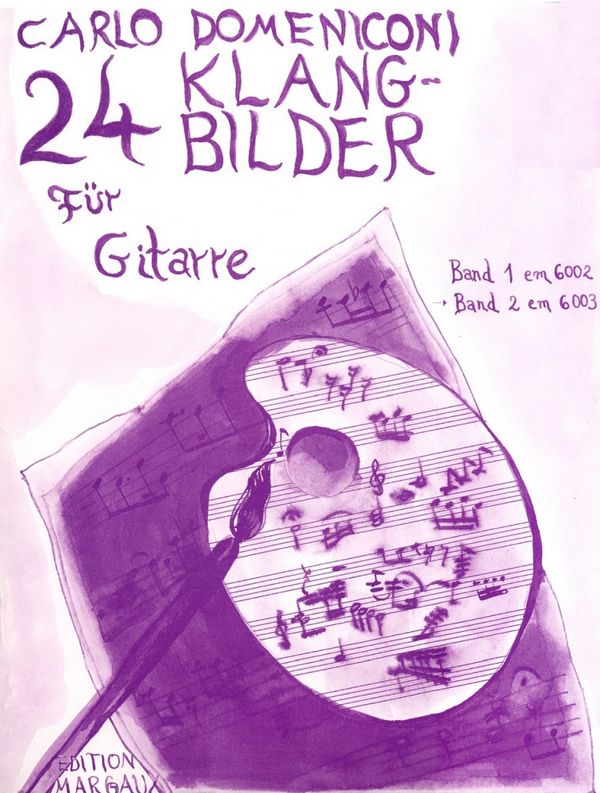 24 Klangbilder Band 2 (Nr.13-24)  für Gitarre  