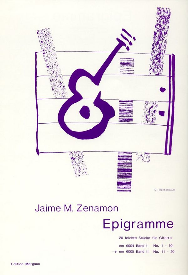 Epigramme Band 2 (Nr.11-20)  für Gitarre  