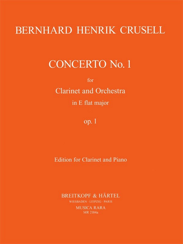 Concerto E flat major op.1,1  for clarinet and piano  