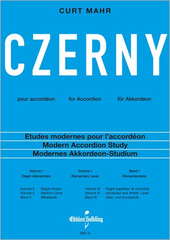 Czerny Band 1   für Akkordeon  