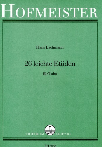 26 leichte Etüden  für Tuba  
