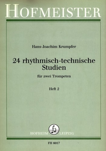 24 rhythmisch-technische Studien Band 2  für 2 Trompeten  