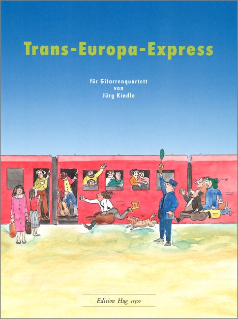 Transeuropa-Express  für Gitarrenquartett  
