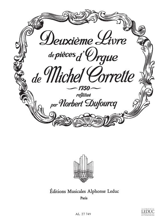 Deuxième livre d'orgue&nbsp;&nbsp;&nbsp;&nbsp;