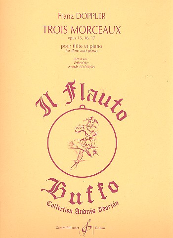 3 morceaux op.15,16 et 17  pour flûte et piano  