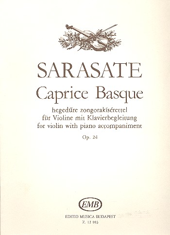Caprice basque op.24  für Violine und Klavier  