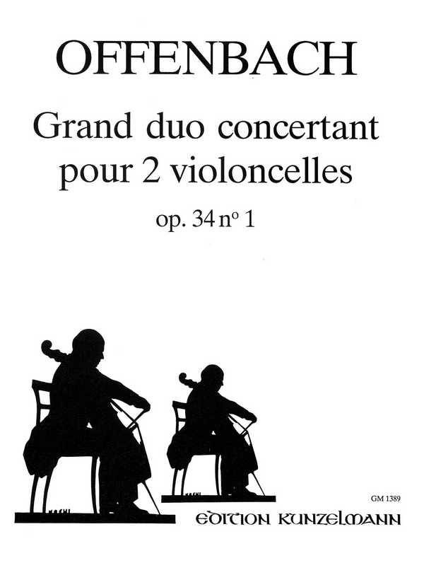 Grand Duo concertant op.34,1&nbsp;&nbsp;pour 2 violoncelles&nbsp;&nbsp;2 partitions