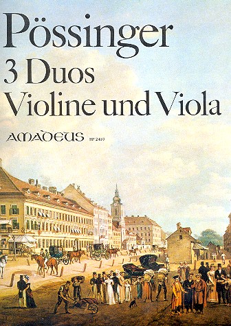 3 Duos op.4  für Violine und Viola  