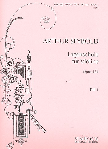 Lagenschule op.184 Band 1&nbsp;&nbsp;für Violine&nbsp;&nbsp;