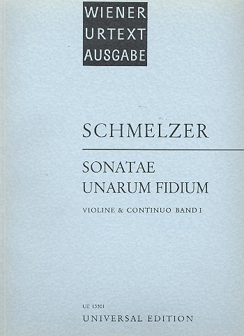 Sonatae unarum fidium Band 1&nbsp;&nbsp;für Violine und Klavier&nbsp;&nbsp;