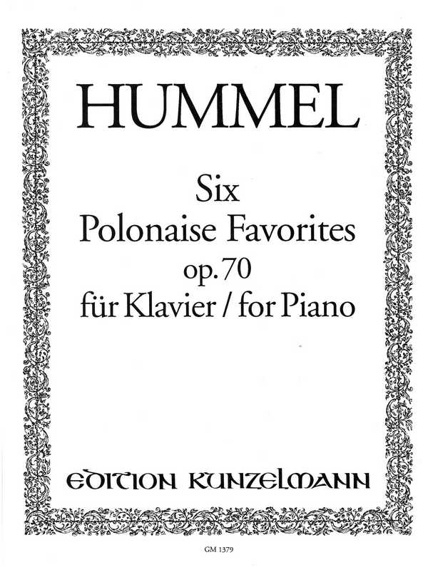 6 Polonaise favorites op.70  für Klavier  