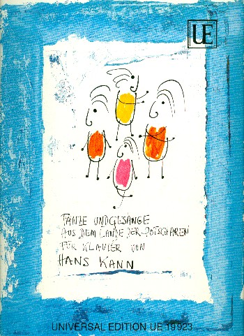 TAENZE UND GESAENGE AUS DEM LAND  DER POTSCHAREN FUER KLAVIER  