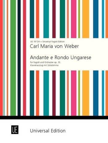 Andante e Rondo Ungarese op.35  für Fagott und Orchester  Fagott und Klavier