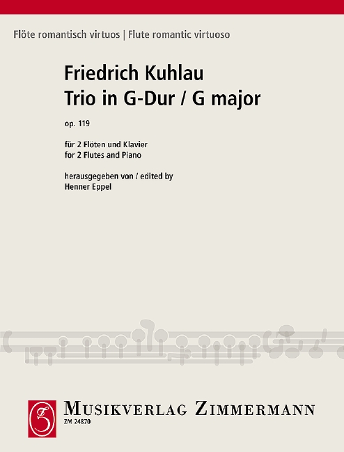 Trio G-Dur op.119&nbsp;&nbsp;für 2 Flöten und Klavier&nbsp;&nbsp;