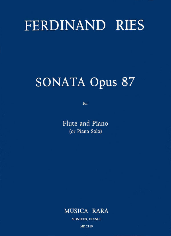 Sonata op.87  for flute and piano (or piano solo)  