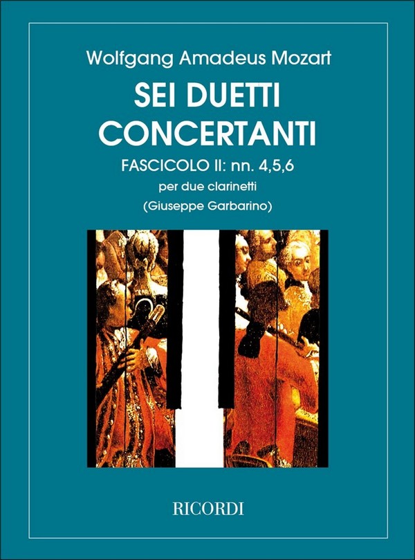 6 duetti concertanto vol.2 (nos.4-6)  per 2 clarinetti  