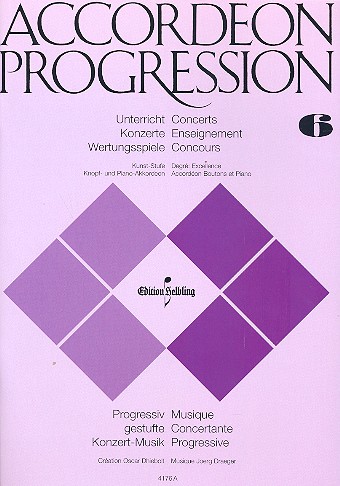 Accordeon Progression Band 6  für Akkordeon solo  