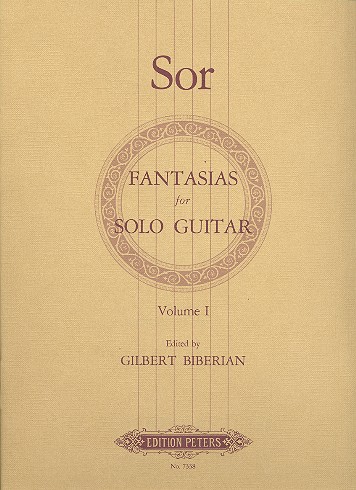 Fantasias for guitar vol.1&nbsp;&nbsp;für Gitarre&nbsp;&nbsp;