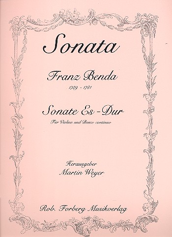 Sonate Es-Dur für  Violine und Bc  