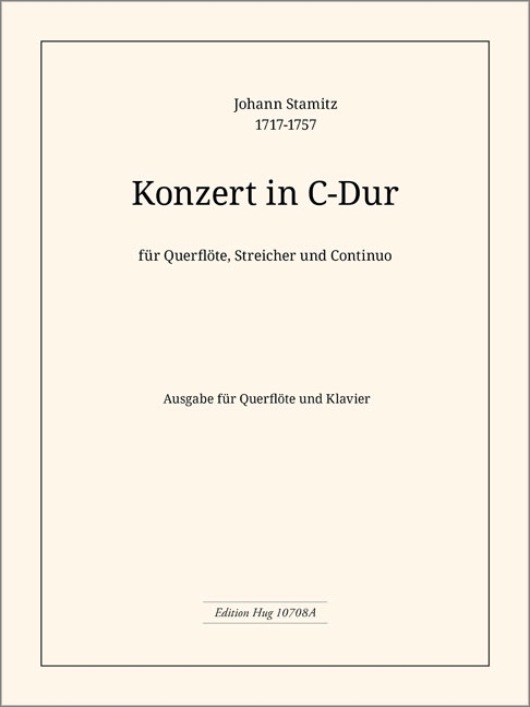 Konzert C-Dur &nbsp;&nbsp;für Flöte, Streicher und Bc &nbsp;&nbsp;für Flöte und Klavier
