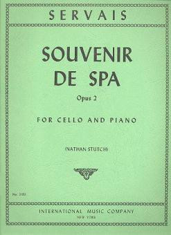 Souvenir de Spa op.2  for violoncello and piano  
