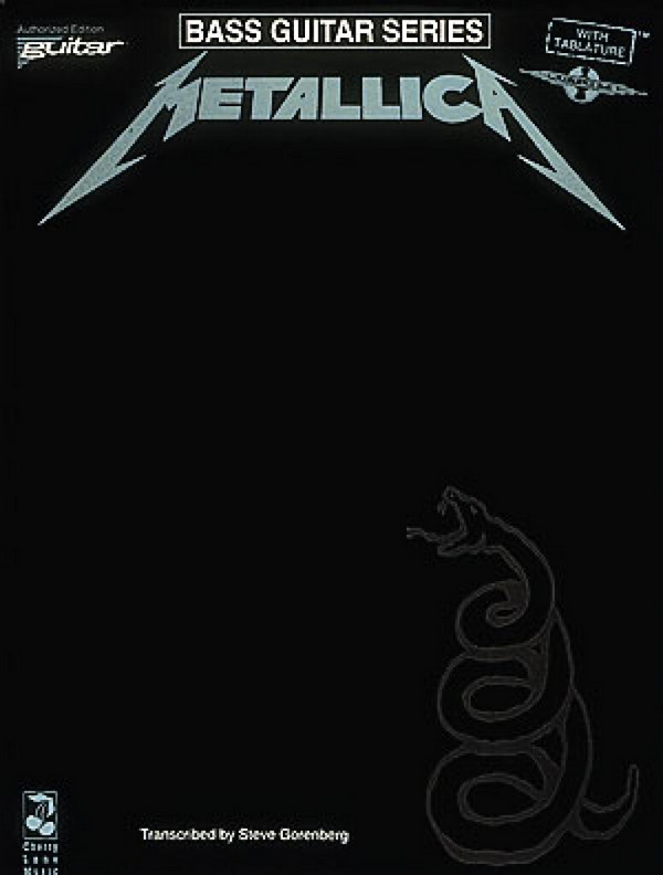 Metallica: Black Album&nbsp;&nbsp;Bass Guitar Series (TAB)&nbsp;&nbsp;Songbook