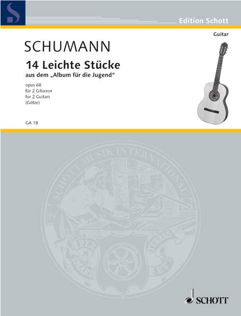 Ausgewählte Stücke aus dem Album für die Jugend&nbsp;&nbsp;für 2 Gitarren&nbsp;&nbsp;
