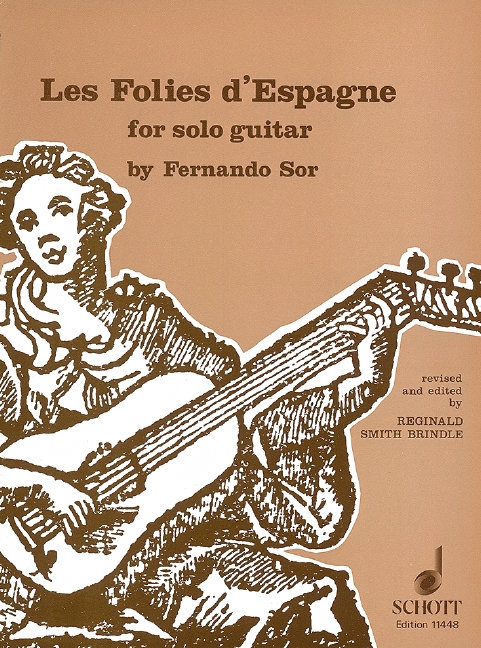 Les folies d'Espagne&nbsp;&nbsp;for guitar&nbsp;&nbsp;