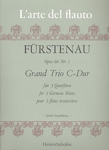 Grand Trio C-Dur op.66,1  für 3 Querflöten  Partitur und Stimmen