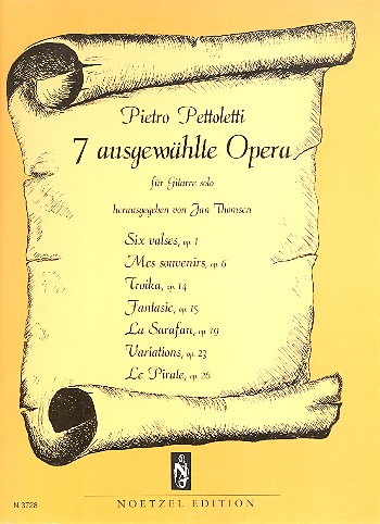 7 ausgewählte Opera  für Gitarre  