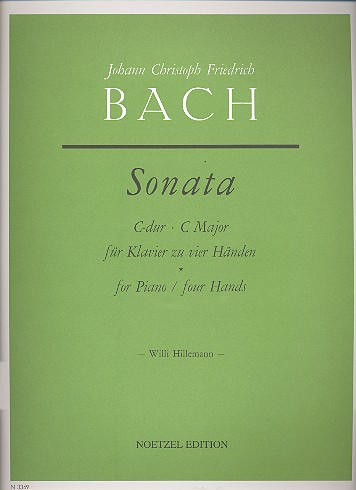 Sonate C-Dur   für Klavier zu 4 Händen  