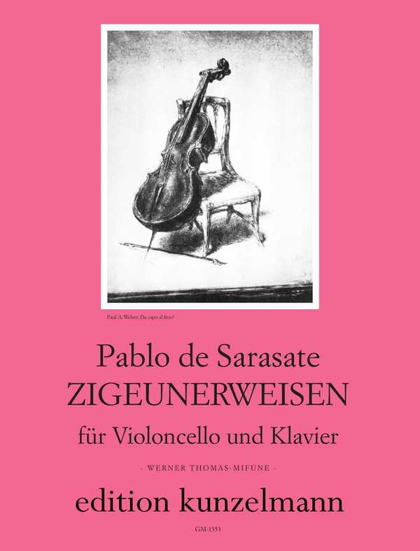Zigeunerweisen op.20&nbsp;&nbsp;für Violoncello und Klavier&nbsp;&nbsp;